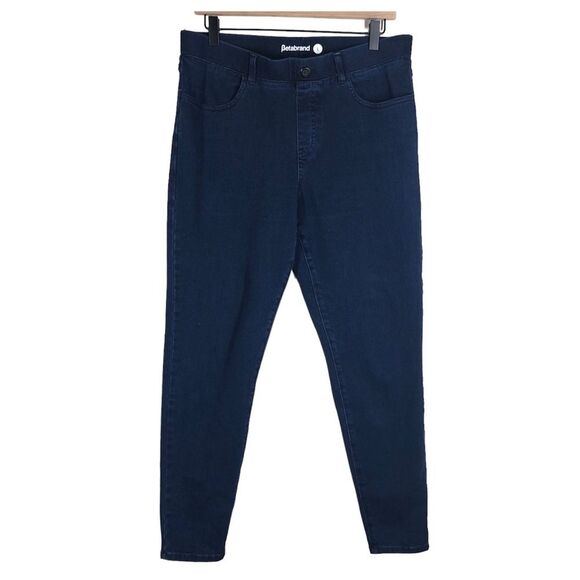 Betabrand Skinny Leg 4 Pocket Yoga Denim Pants Jeans Jeggings Large W1545-IN - Picture 1 of 6